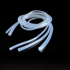 실리콘 긴빨대 물병 텀블러 교체용 노인 환자 물컵 식수용, 1개, 외경8mm/내경6mm-1m빨대+브러쉬