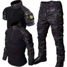 男士戰爭遊戲 CS 長袖登山服 戶外叢林迷彩透氣排汗耐磨登山服