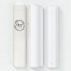 스탠드 원형 에어컨 커버 덮개 보관 가리개 먼지차단, 스탠드원형 플라워리스 그레이