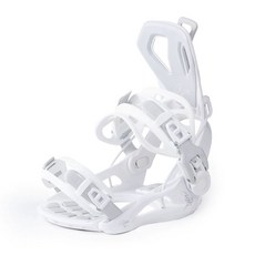 보드부츠 바인딩 슬라이드 스노우보드 겨울 퀵 웨어, 1개, RAVEN white-빠른착용 고정기