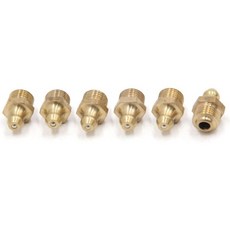 자동차 교체 부품을 위한 REPAIROCK 6개 황동 M10 x 1mm 나사산 스트레이트 그리스 저크 니플 피팅