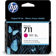 HP 711 原廠紅色墨水匣 CZ131A 適用於 DesignJet T120/T520/T130/T530, 1個, 紅色