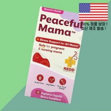 레드 레미디 피스풀 마마 베지테리언캡슐 30정 Redd Remedies Peaceful Mama 30 Vegetarian Capsules, 30