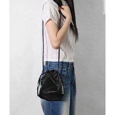 MASMARULEZ String cross bag _ Glittery black 5005988052 376875