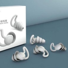 소음방지 2단 3단 우산형 이어플러그 실리콘 귀마개 :WN DUGHY 사모 + 325033154, 그레이 3단, 1개