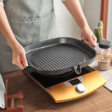 인덕션 IH 사각로스트팬 캠핑그릴팬 삼겹살불판 ye2+99907vw
