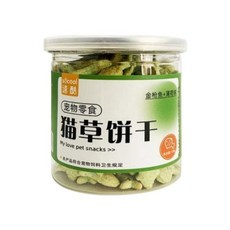söcool 寵物零食 貓草餅乾 金槍魚+薄荷口味, 120g, 1個, 120g貓草餅乾1罐裝