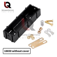 18650 21700 20700 배터리 케이스 땜납이없는 접합 가능한 박스 슬롯 홀더 뚜껑 커넥터 옵션 DIY, 03 18650 No cover, 1개