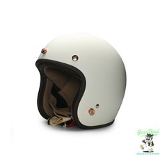 【Gear Base 吉兒基地】 摩德 MODER 安全帽 BELLE貝爾(小帽體)-平光椰奶白 復古帽, 1個