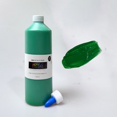 아크릴물감 500ml 전문가용, 1개, 09-풀색