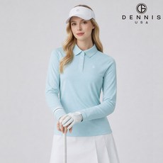 [DENNIS] 26SS신상 여성 올메쉬 시그니처 긴팔카라티_NARMLTS073