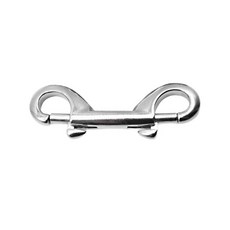 마린 시티 헤비 듀티 316 스테인리스 스틸 더블 엔드 스냅 후크 클립 로프용 다이빙 - 체인 스트랩, 3-1/2 Inches, 1개