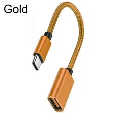 OTG Adapte 케이블 USB 유형 3.0 Xiaomi Samsung S20 Huawei C 용 여성 데이터 코드 어댑터, 05 Gold
