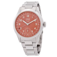 오리스 빅 크라운 포인터 데이 자동 레드 다이얼 시계 01 403 7799 4068-078 20 06 956003