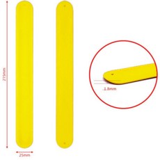슬랩 팔찌 유연한 셀프 롤링 손목 착용 소프트 클랩 서클 벨트 다리 실리콘 파티 장난감 선물, Yellow, 1개, 1개