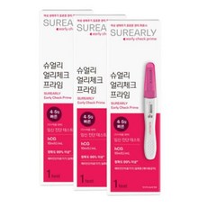 슈얼리 얼리체크 프라임 임신 테스트기 얼리 국산 임테기 (3회분), 1개
