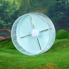 倉鼠跑輪 26cm 靜音豪華款 小寵物玩具用品, 20釐米無支架,綠色, 1個