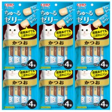 이나바 챠오스틱 츄르젤리 고양이 간식 가다랑어 (TSC-122)x6개, 단일구성