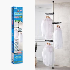 올스비 고급형 1단 폴 행거 38mm 옷거리행거