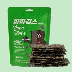 당당헬시 파파김스 오리지널 김과자 [원산지:국산(충청남도 서천군)], 10개, 20g
