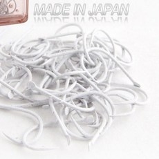 지누바늘 등침바늘 일본산 화이트 원정치누 감성돔바늘 대용량 덕용바늘 하이카본소재 케이스포함, 1세트, 60개입