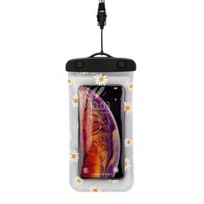 디에스 데이지 원터치 휴대폰 방수팩, 화이트, 1개