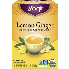 yogi 檸檬薑茶 16入, 1個, 2.25g
