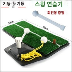 딜하우스 골프 리얼 스윙연습매트, 1개, .