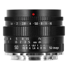 SG-image 深光鏡頭 MF 50mm F1.4 標準定焦鏡頭 卡口 E Z X M4/3 RF L, E卡口
