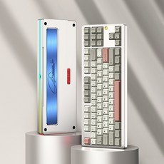 [국내정품] PMO Aurora80 기계식 키보드 오로라80 풀 알루미늄 키보드, 웜스모크실버/PVD/FR4/Kailh 월신축, AURORA80 Pro (상옵)
