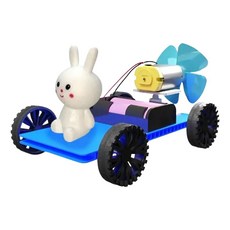 창의과학 작용반작용 프로펠러 회전풍력카 만들기 에너지실험 교과실험 자동차만들기, 2개