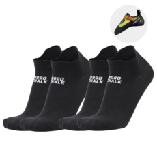 클라이밍 양말 굿삭스 2켤레 1세트 굿초크 스포츠 양말, 2개, 블랙