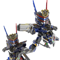 SD월드히어로 경찰 서전트 베르데 버스터 건담 프라홈런너오프너, 1개