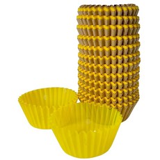 알템 반찬 컵 도시락 컵 8호 원형 500매 베타 파스텔 옐로우 전자레인지 사용 가능 업무용 필름 케이스 A117500