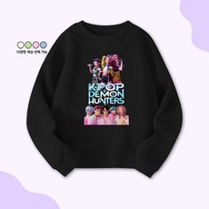 여아 주니어 기모 맨투맨 겨울 아동 후드티 두꺼운 라운드넥