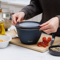 (스웰 공식 온라인스토어) 대용량 스텐 샐러드볼 1.900ml, 아주라이트, 1개