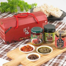 湖南名產經典拌手禮組 (紅剁220g + 青剁220g + 虎媽醬160g) 三入醬料組, 1個
