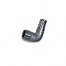 304 不鏽鋼 彎頭寶塔接頭 4分外牙, 1個, 19mm