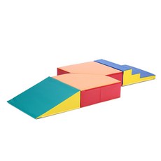 엣스앤 영유아 스펀지 도형 조합세트 아기 계단오르기 놀이 매트세트 안전한 신체놀이 놀이방, 1개