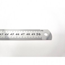 스틸 철제 쇠 자 50cm, 1개, 상세페이지 참조