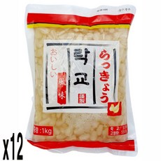 토호식품 락교 파우치, 1kg, 12개