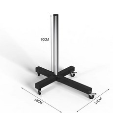 이동식 원판 거치대 정리대 받침대 꽂이 보관함, 3 디스크 수납장 플래그십 바퀴달린 지름 4 8CM