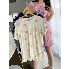 반팔 반바지 오버핏 빅사이즈 프릴 여성 홈웨어 잠옷세트 8종