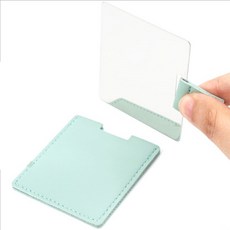 오만네 스텐 미니 손거울 화장손거울, 그린