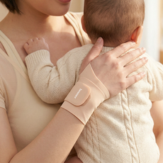 [물리치료사 자문개발] 브메르 편안한 인체공학 손목 보호대 심리스, 2개, 베이지