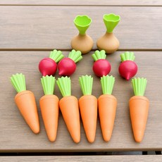 兒童沙灘玩沙戲水小麥稈仿真蘿蔔盆栽幼兒園過家家玩具, 小麥稈仿真蘿蔔12個裝, 1個