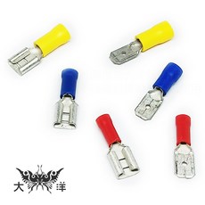 KSS 凱士士 扁型公母插 (LV) 端子, 1個, 公頭 LV2-3B / 5個