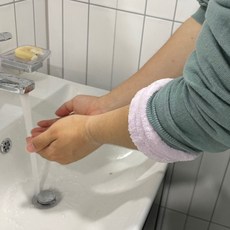 세수 손씻기 세안 손목밴드 퍼플 2Pfal1+4HJs