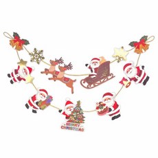 日本 Active Corporation 聖誕節裝飾吊飾賀卡-聖誕老人 溫馨祝福