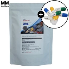 네오 에너지 S 1000ml 400g 1L 1리터 캡 리무버 36정 포함 구피 테트라 모든 치어 유어 먹이 사료 밥, 1세트